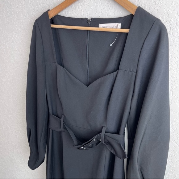 Fame And Partners The Maiden Dress Midi Sweetheart Sheath - Picture 10 of 14